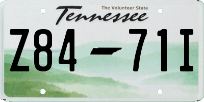 TN license plate Z8471I