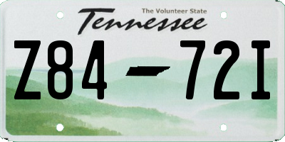TN license plate Z8472I
