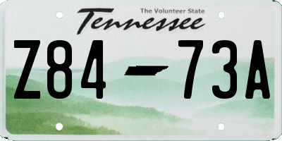 TN license plate Z8473A