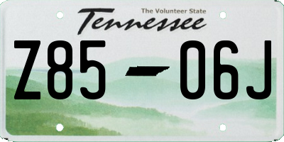 TN license plate Z8506J