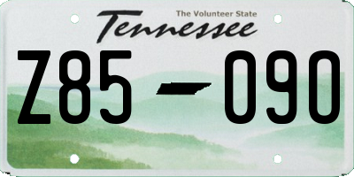 TN license plate Z8509O