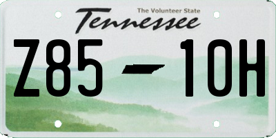 TN license plate Z8510H