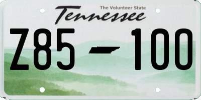 TN license plate Z8510O