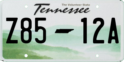 TN license plate Z8512A