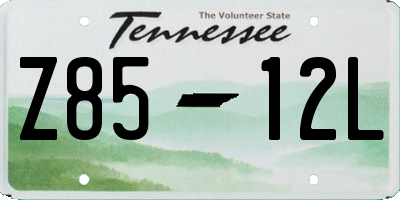 TN license plate Z8512L