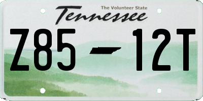 TN license plate Z8512T