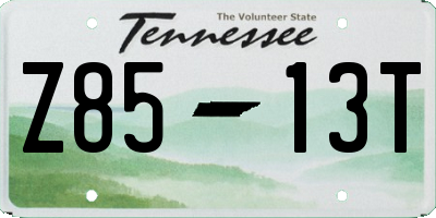 TN license plate Z8513T