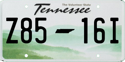 TN license plate Z8516I