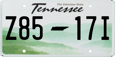 TN license plate Z8517I