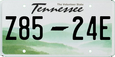 TN license plate Z8524E