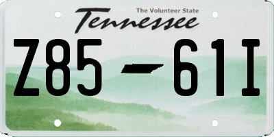 TN license plate Z8561I