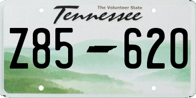 TN license plate Z8562O