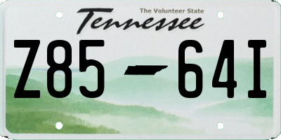 TN license plate Z8564I