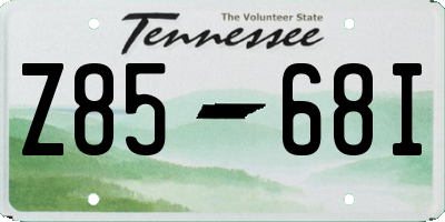 TN license plate Z8568I