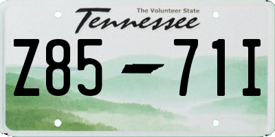 TN license plate Z8571I