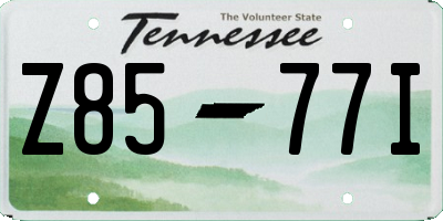 TN license plate Z8577I