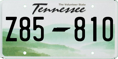 TN license plate Z8581O