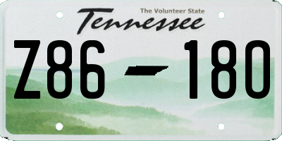 TN license plate Z8618O