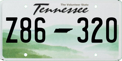 TN license plate Z8632O