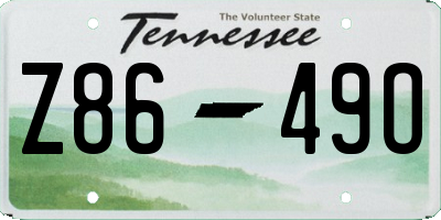 TN license plate Z8649O