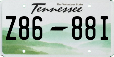 TN license plate Z8688I