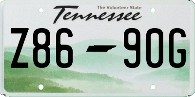 TN license plate Z8690G