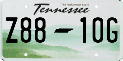 TN license plate Z8810G