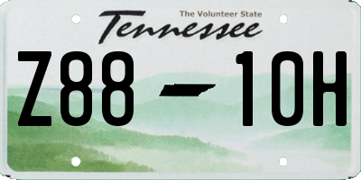 TN license plate Z8810H