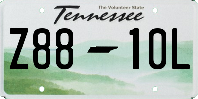 TN license plate Z8810L