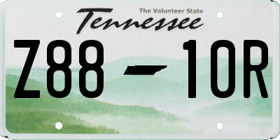 TN license plate Z8810R