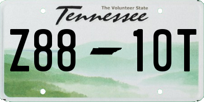 TN license plate Z8810T