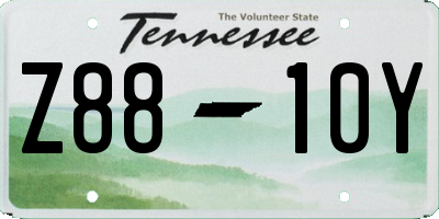 TN license plate Z8810Y