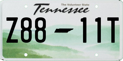 TN license plate Z8811T