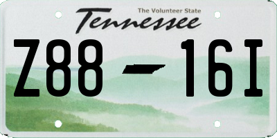 TN license plate Z8816I