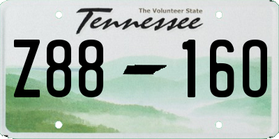 TN license plate Z8816O