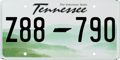 TN license plate Z8879O