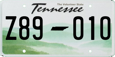 TN license plate Z8901O