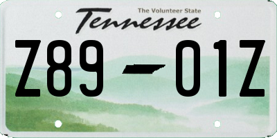 TN license plate Z8901Z