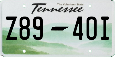 TN license plate Z8940I