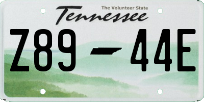 TN license plate Z8944E