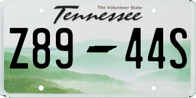 TN license plate Z8944S