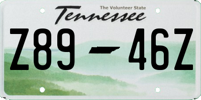 TN license plate Z8946Z