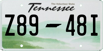 TN license plate Z8948I