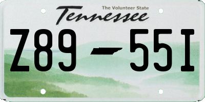 TN license plate Z8955I