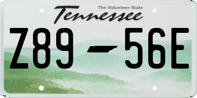 TN license plate Z8956E