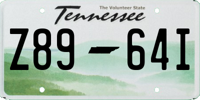 TN license plate Z8964I