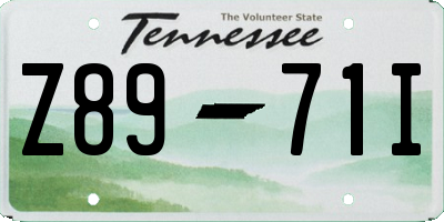 TN license plate Z8971I