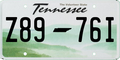 TN license plate Z8976I