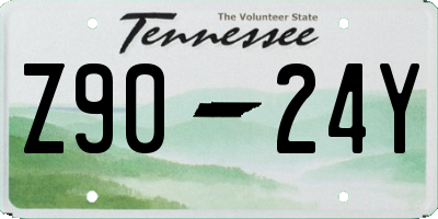 TN license plate Z9024Y