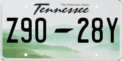 TN license plate Z9028Y